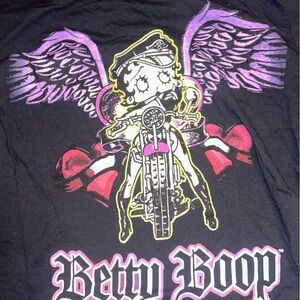 Betty Boop Black and Purple Tee